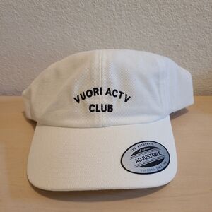 NWT Vuori White ACTV Club Hat